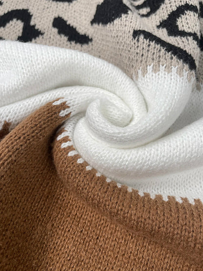 Van Dijkman Mode® | Trui Met Luipaardprint