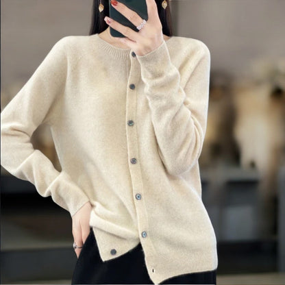 Van Dijkman Mode® | Elegante Knoopjes Cardigan