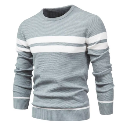 Levii Koelman Herenpullover Visgraatpatroon detail