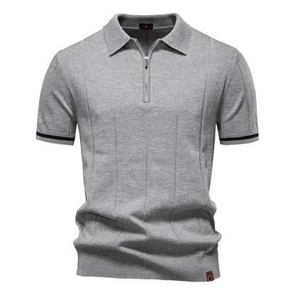 Van Dijkman Mode® | Zomerse Polo met Rits