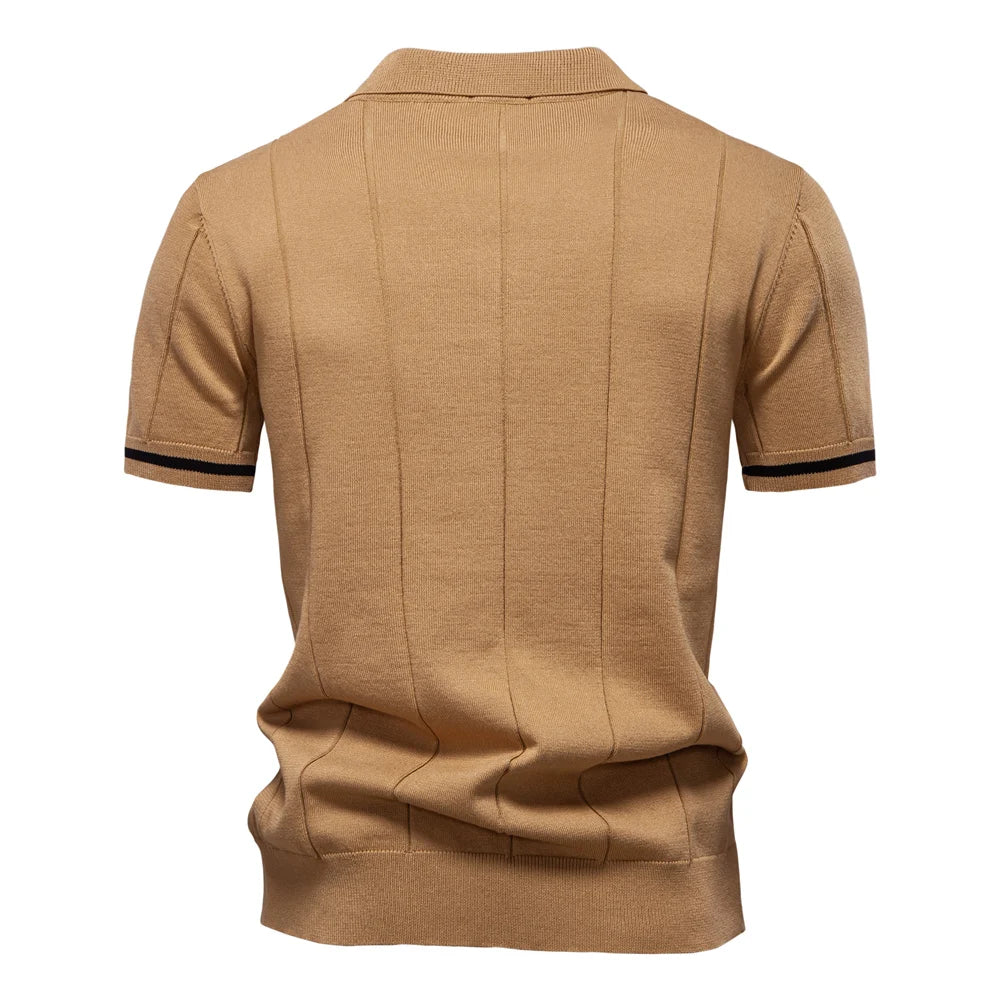 Van Dijkman Mode® | Zomerse Polo met Rits