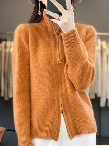 Van Dijkman Mode® | Zip-Up Cardigan