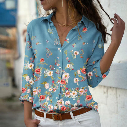 Van Dijkman Mode® | Modieus Bedrukte Blouse