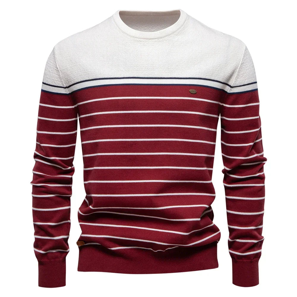 Linden Mode | Herentrui met Streepdesign