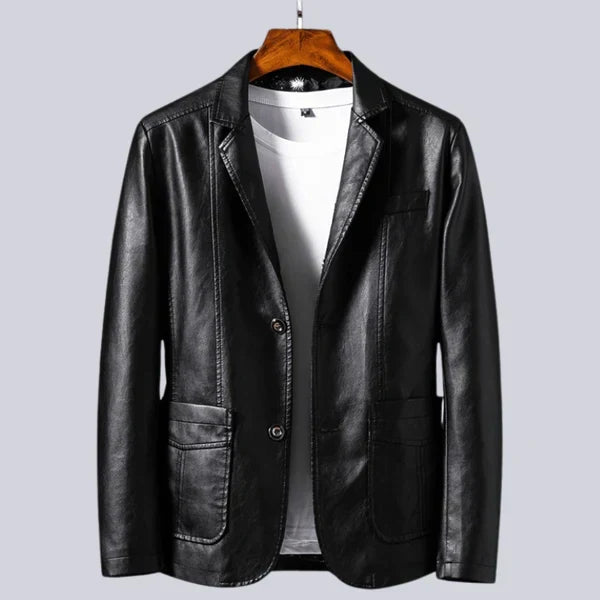 Linden Mode | Comfortabele Lederen Heren Blazer