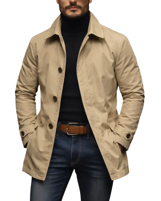 Linden Mode | Comfortabele Heren Trenchcoat