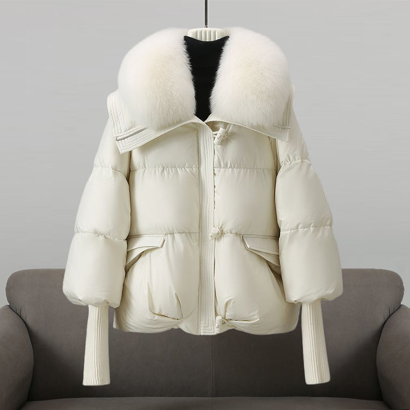 Linden Mode | Winter Donsjas met Bontkraag