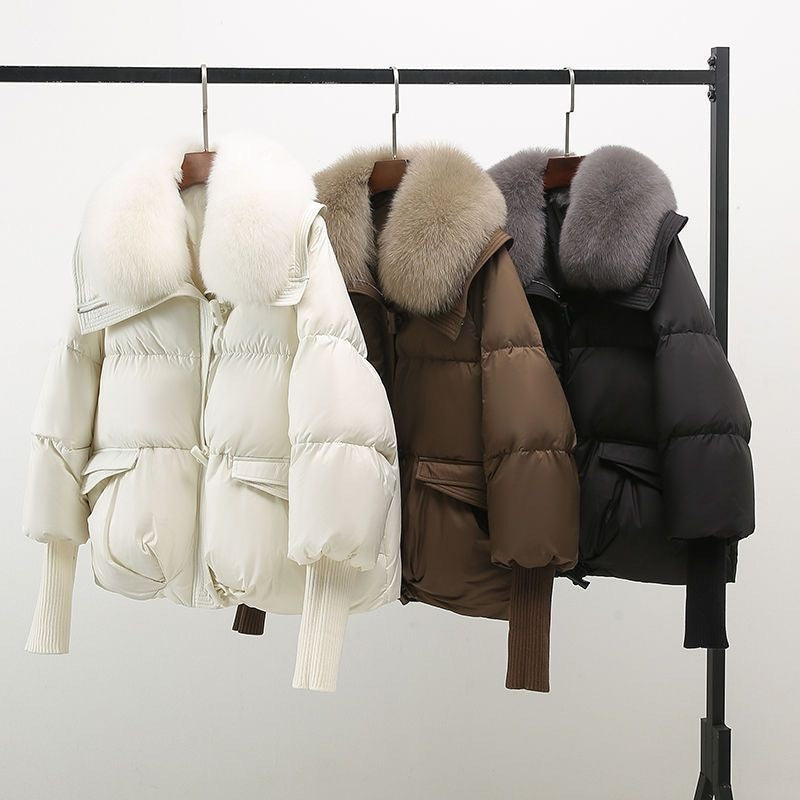 Linden Mode | Winter Donsjas met Bontkraag