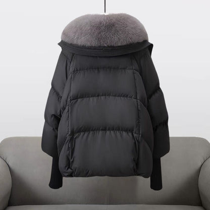 Linden Mode | Winter Donsjas met Bontkraag