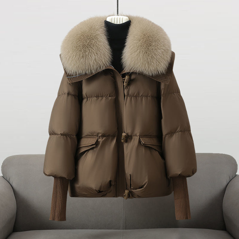 Linden Mode | Winter Donsjas met Bontkraag
