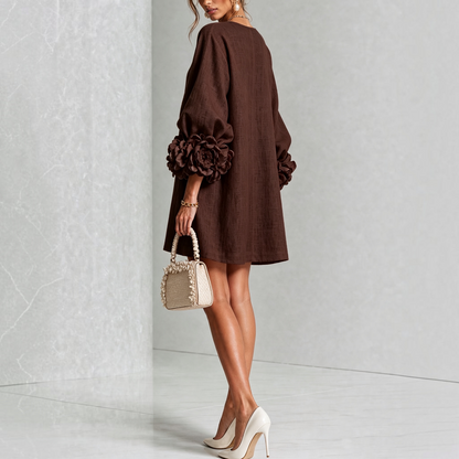 Van Dijkman Mode® | Amara Elegante Bloemen Mini-jurk