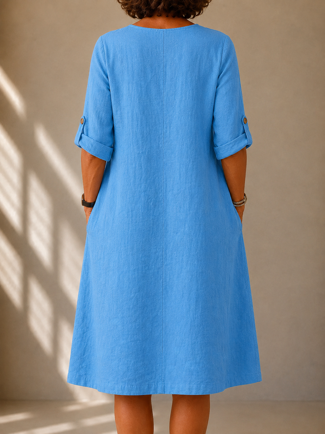 Van Dijkman Mode® | Casual Jurk V-hals Claire