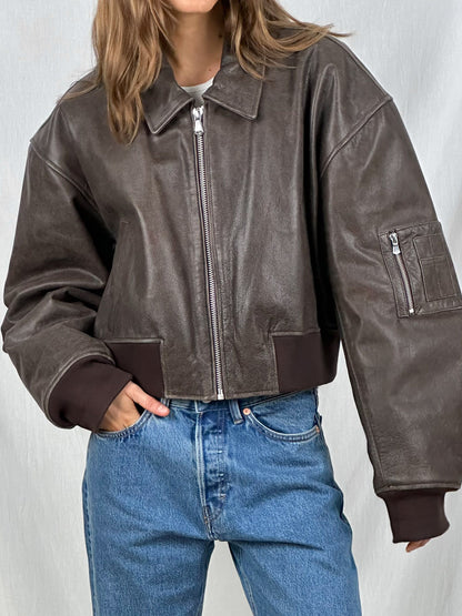 Linden Mode | Cropped Bomber Jack