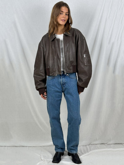 Linden Mode | Cropped Bomber Jack