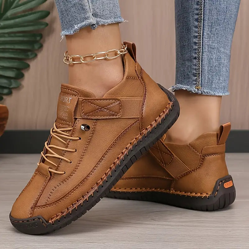 Linden Mode | Orthopedische Sneakers met Brede Neus