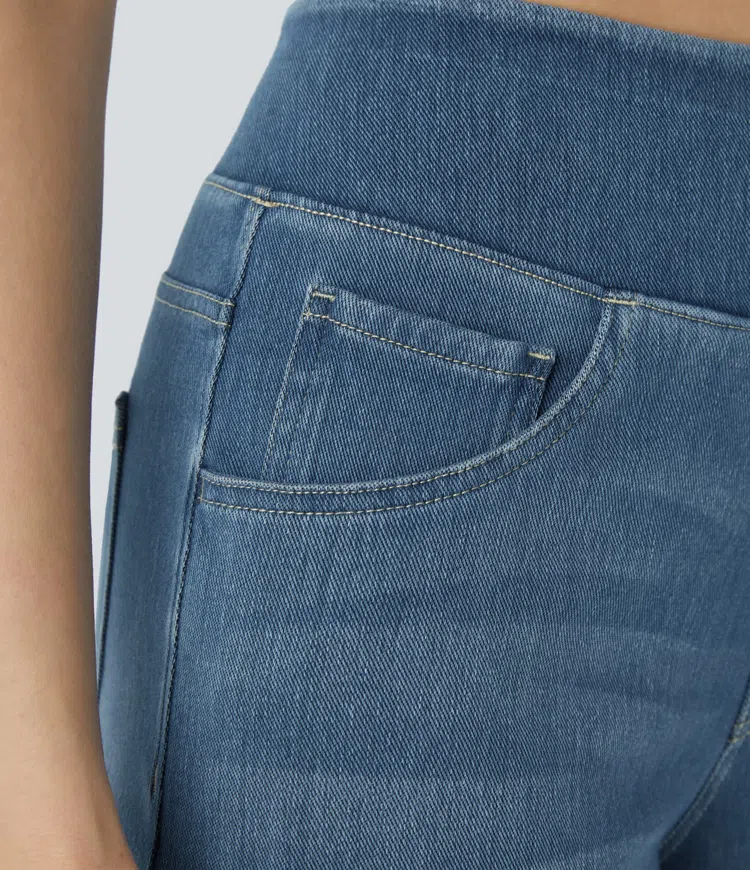 Linden Mode | Comfortabele Jeans met Hoge Taille