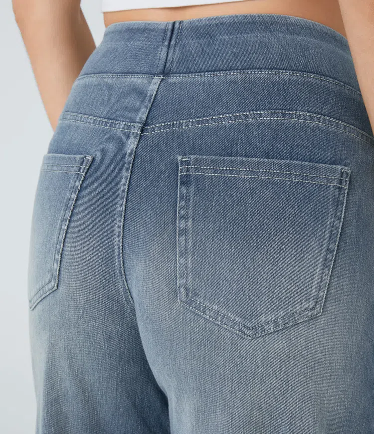 Linden Mode | Comfortabele Jeans met Hoge Taille