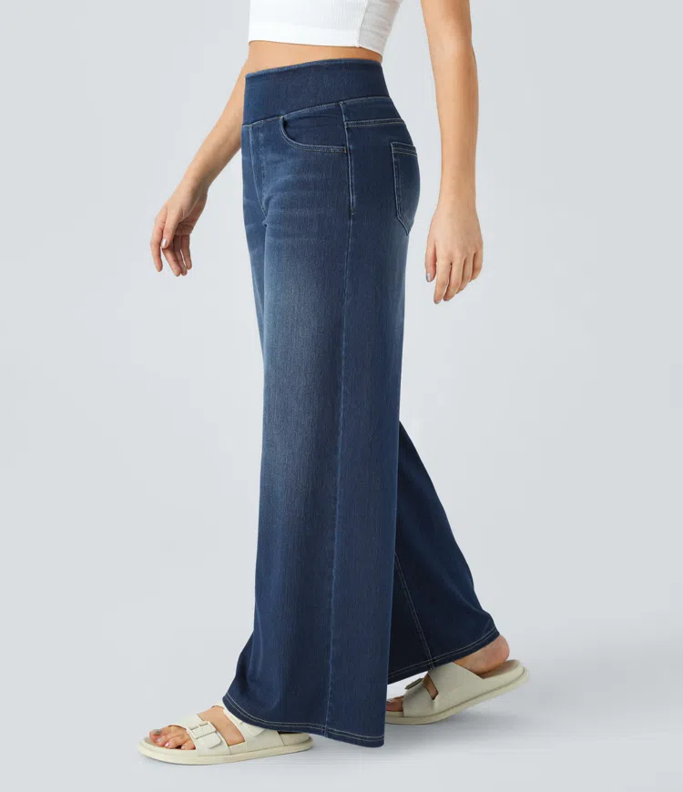 Linden Mode | Comfortabele Jeans met Hoge Taille