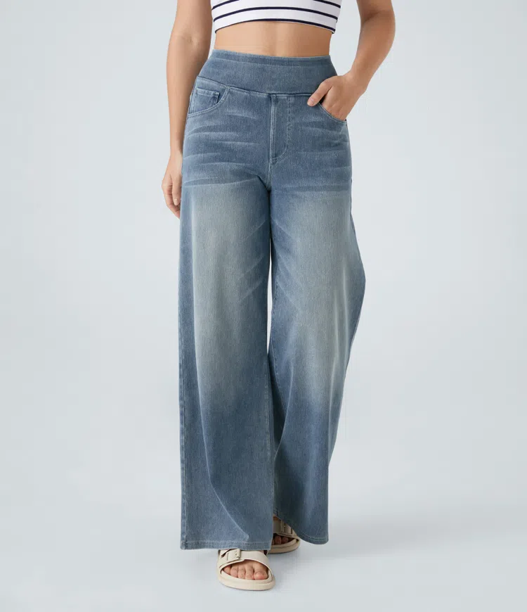 Linden Mode | Comfortabele Jeans met Hoge Taille