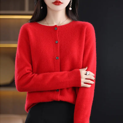 Van Dijkman Mode® | Elegante Knoopjes Cardigan