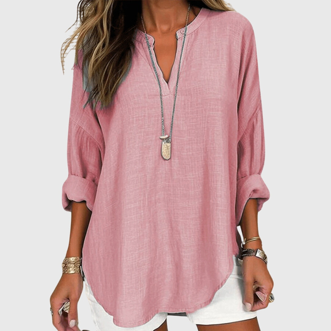 Linden Mode | Lenara Elegante en Luchtige Strandblouse