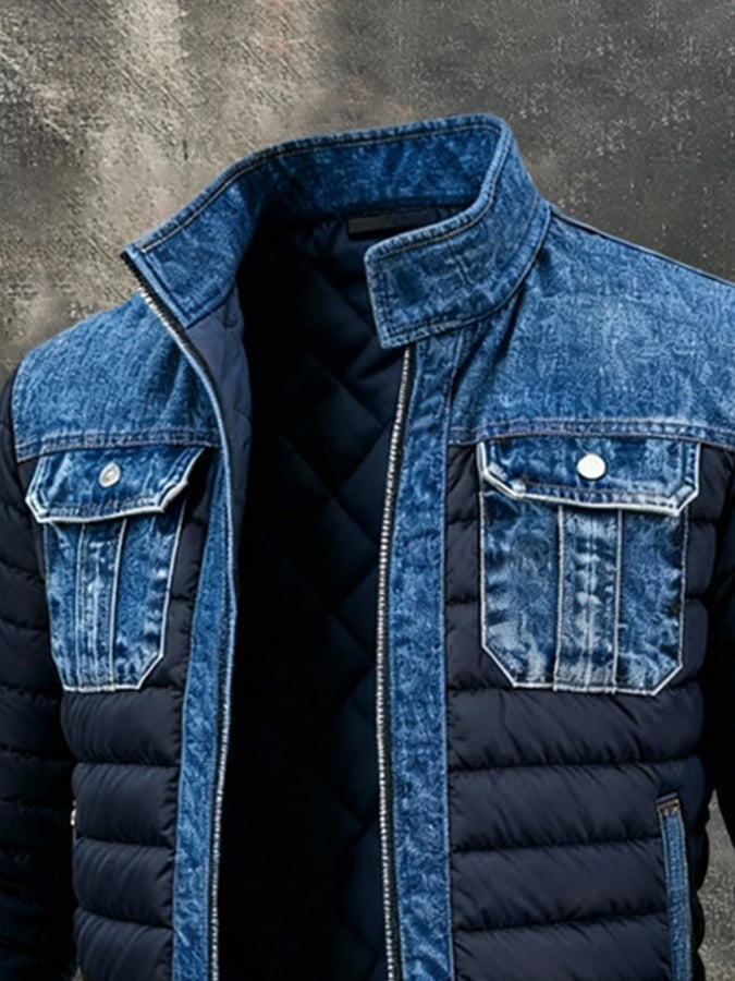 Van Dijkman Mode® | Vintage Denim Jas met Voering