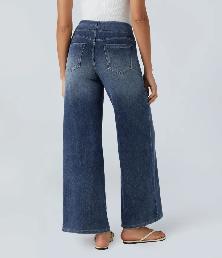 Linden Mode | Comfortabele Jeans met Hoge Taille