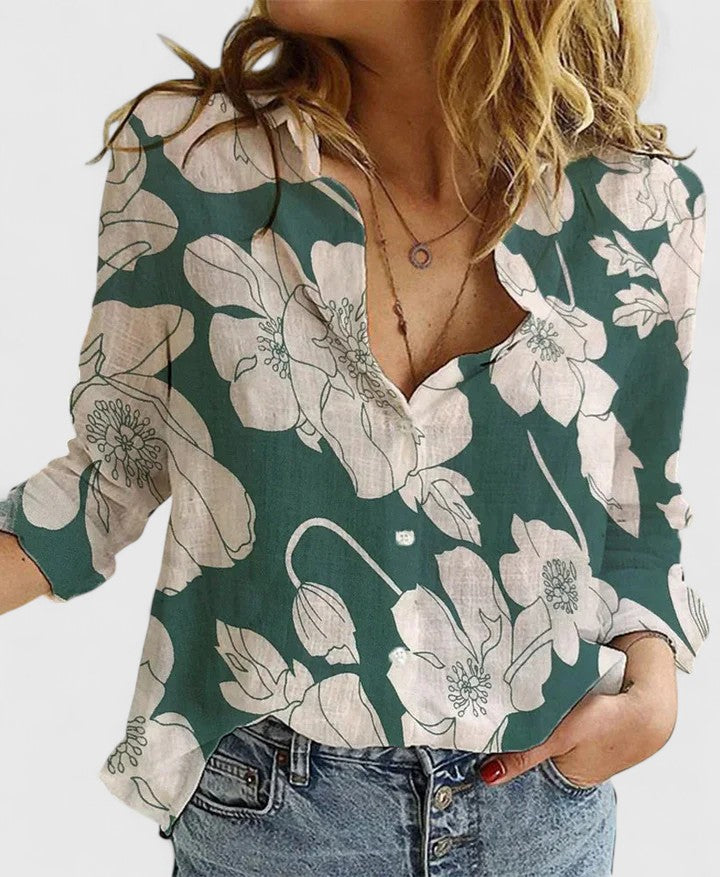 Van Dijkman Mode® | Tijdloze Blouse met Sjaalkraag