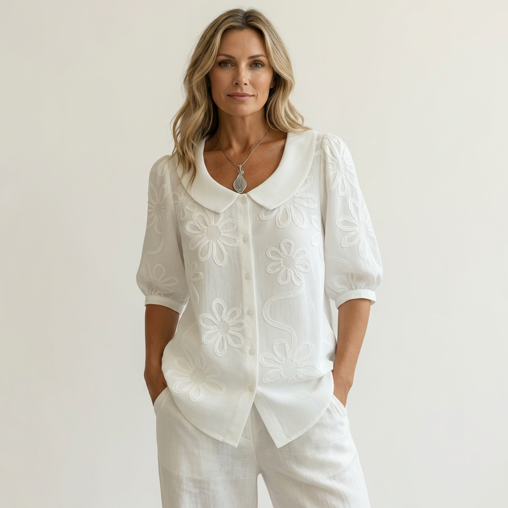 Van Dijkman Mode® | Elegante zachte dames blouse
