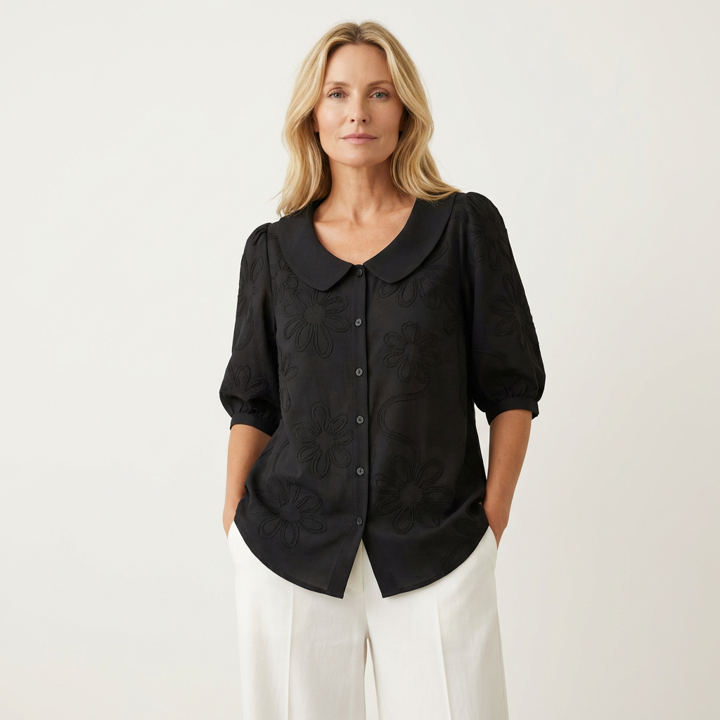 Van Dijkman Mode® | Elegante zachte dames blouse