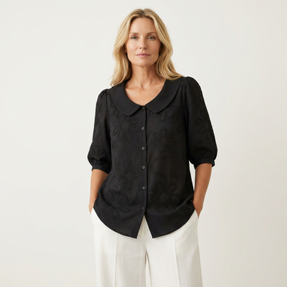 Van Dijkman Mode® | Elegante zachte dames blouse