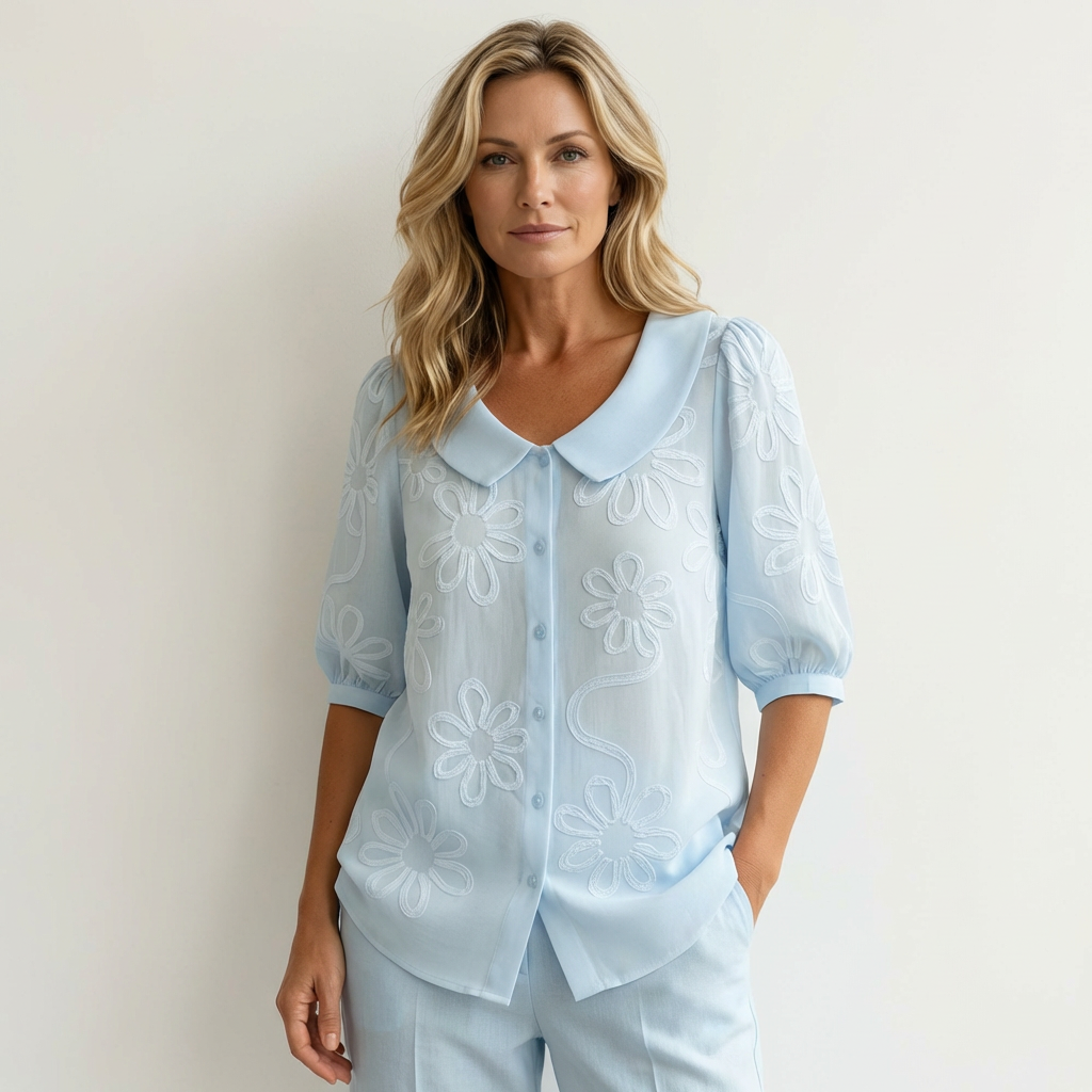 Van Dijkman Mode® | Elegante zachte dames blouse