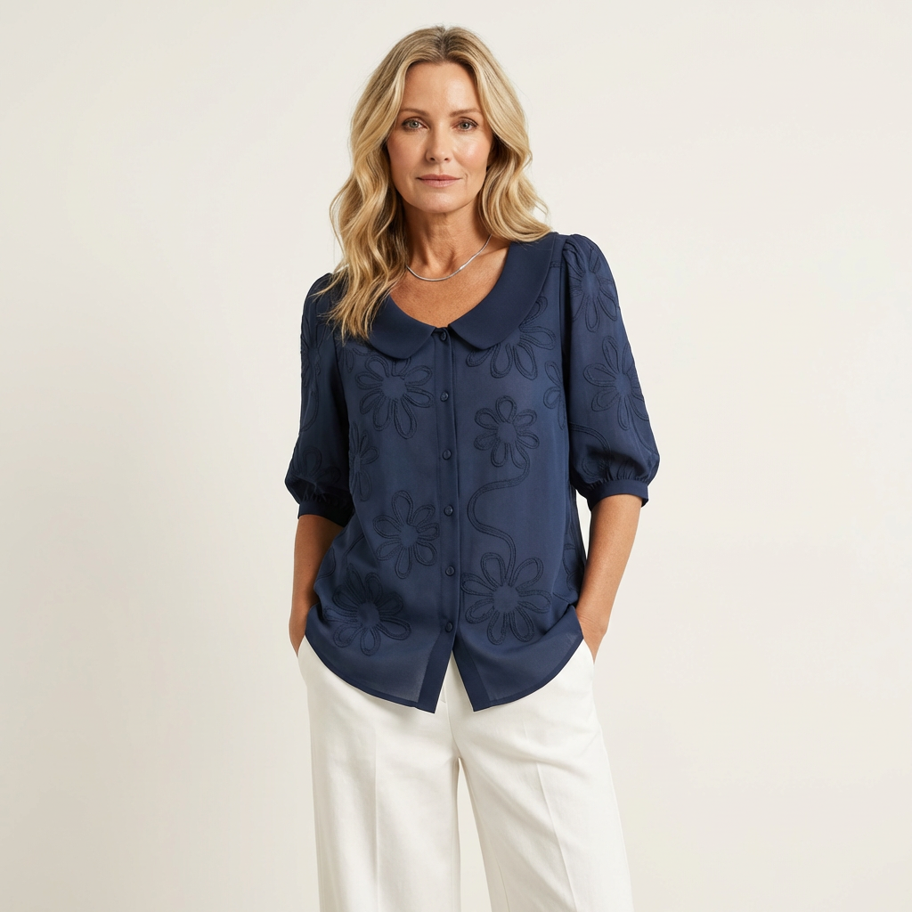 Van Dijkman Mode® | Elegante zachte dames blouse