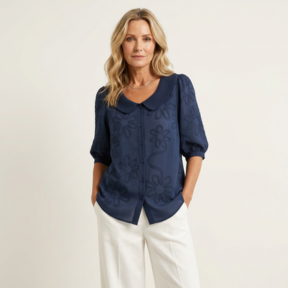 Van Dijkman Mode® | Elegante zachte dames blouse
