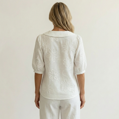 Van Dijkman Mode® | Elegante zachte dames blouse