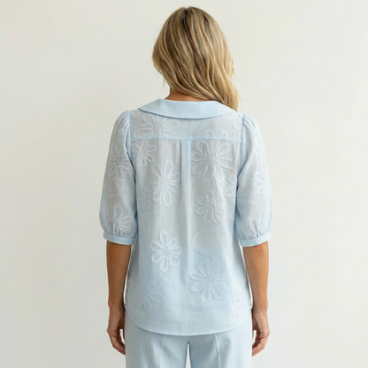 Van Dijkman Mode® | Elegante zachte dames blouse