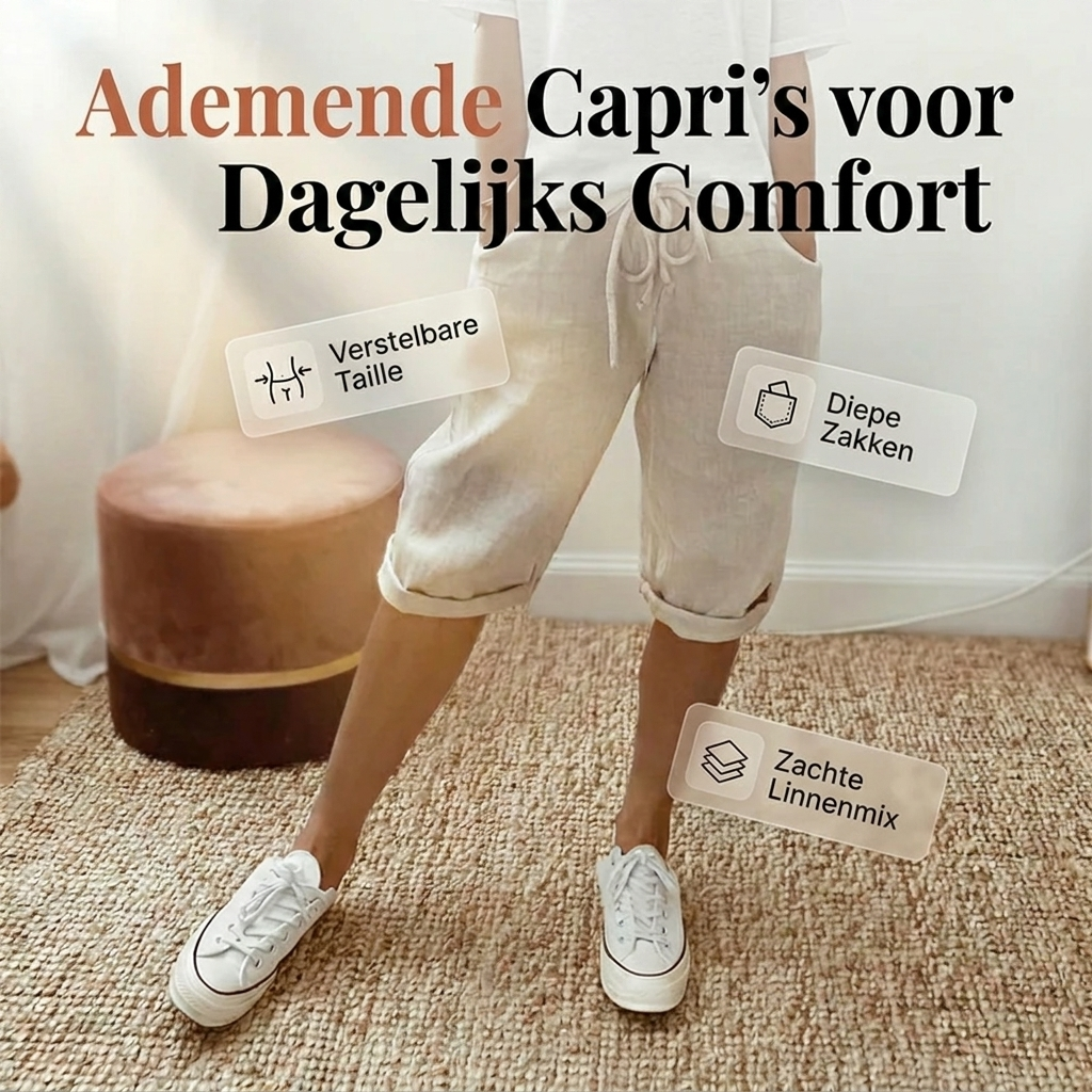 Laluna® | Katoen linnen Dames Shorts 1+1 Gratis