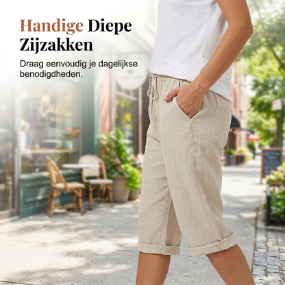 Laluna® | Katoen linnen Dames Shorts 1+1 Gratis