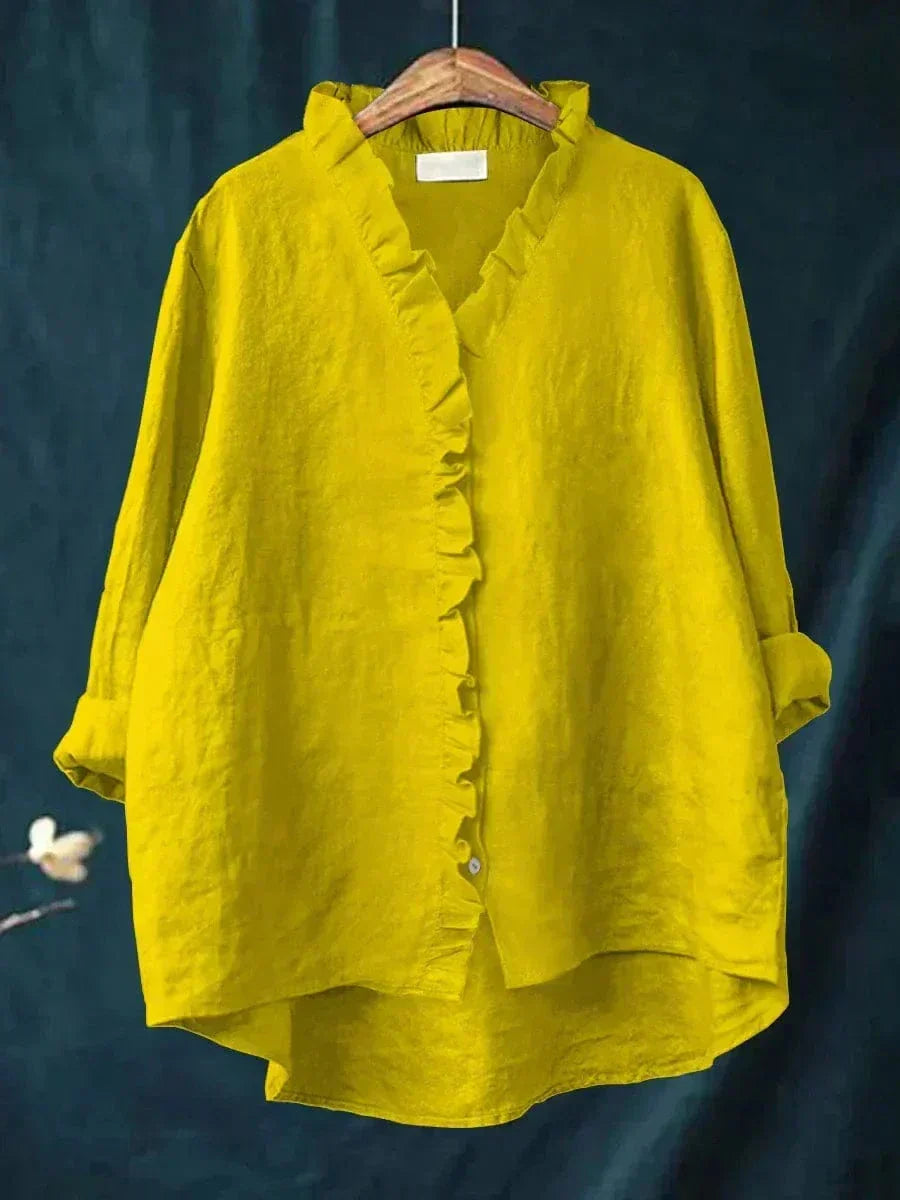 Van Dijkman Mode® | Blouse met Subtiel Kleurenpalet