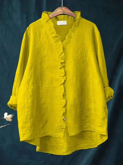Van Dijkman Mode® | Blouse met Subtiel Kleurenpalet