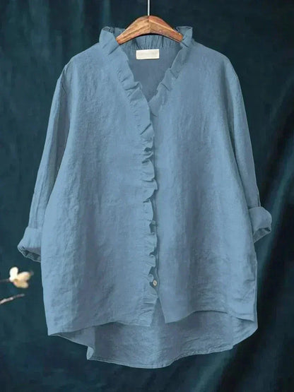 Van Dijkman Mode® | Blouse met Subtiel Kleurenpalet