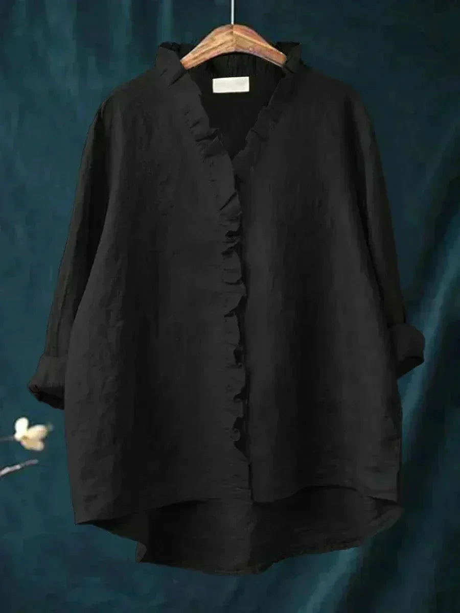 Van Dijkman Mode® | Blouse met Subtiel Kleurenpalet