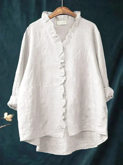 Van Dijkman Mode® | Blouse met Subtiel Kleurenpalet