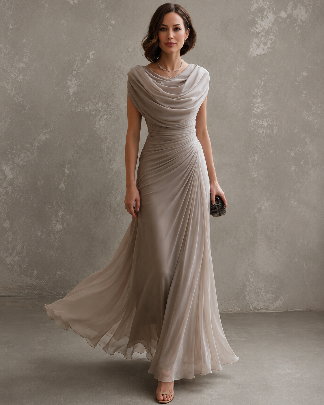 Van Dijkman Mode® | Jilliann Elegante Maxi-jurk