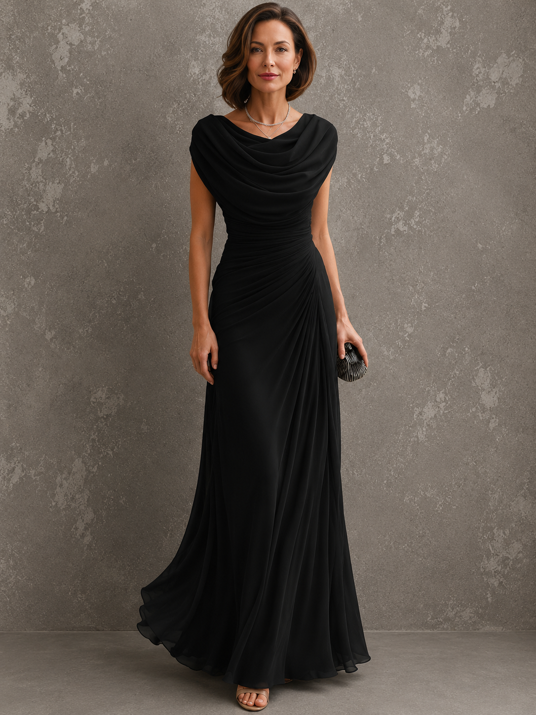 Van Dijkman Mode® | Jilliann Elegante Maxi-jurk