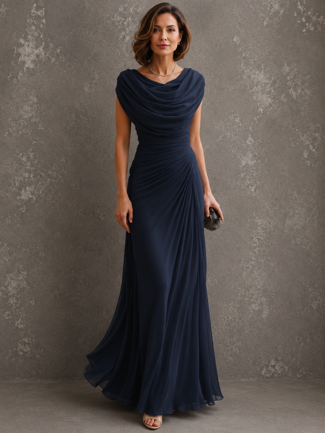 Van Dijkman Mode® | Jilliann Elegante Maxi-jurk