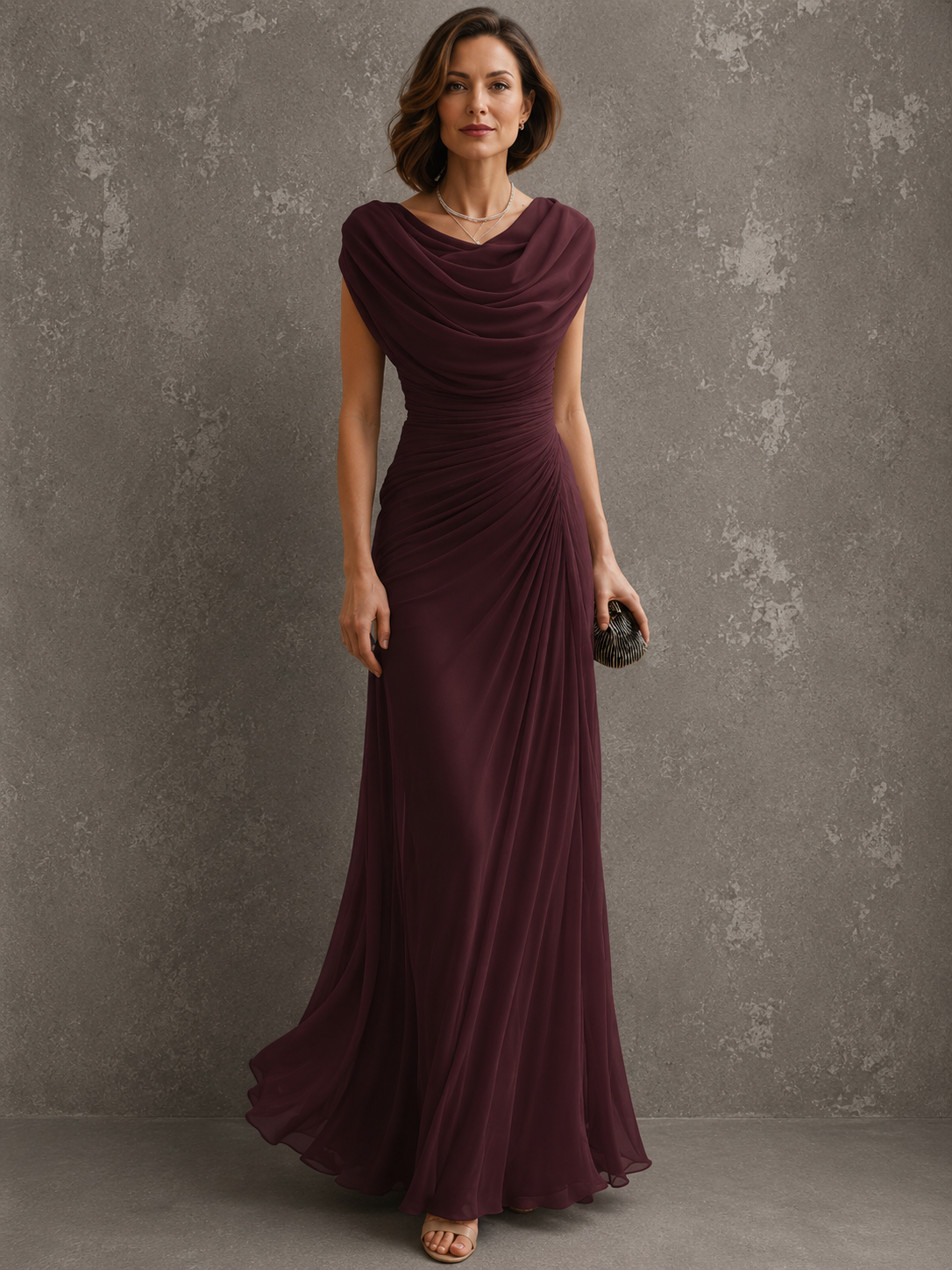 Van Dijkman Mode® | Jilliann Elegante Maxi-jurk