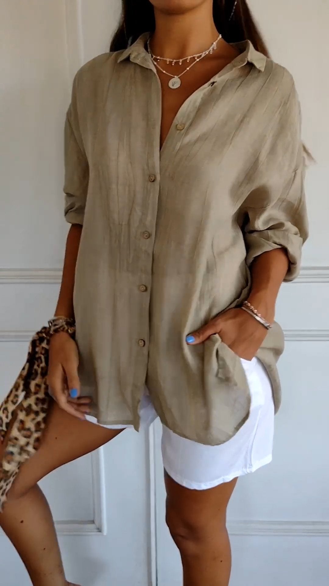 Van Dijkman Mode® | Klassieke Vouwblouse