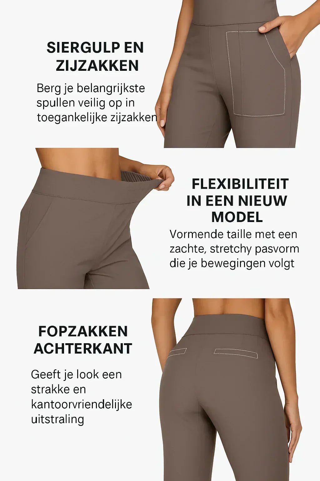 Van Dijkman Mode® | Comfortabele dames stretch broek (TIJDELIJK 1+1 GRATIS!)