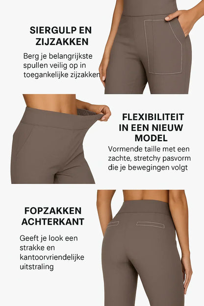 Van Dijkman Mode® | Comfortabele dames stretch broek (TIJDELIJK 1+1 GRATIS!)